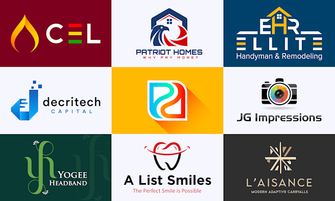 create modern business logo design for your company or website