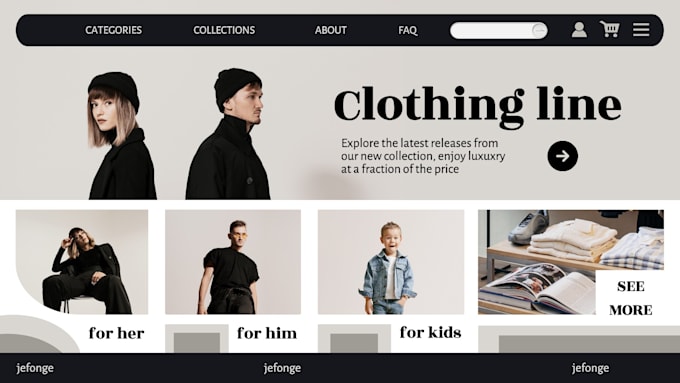 do shopify website development, shopify dropshipping web design and page designs