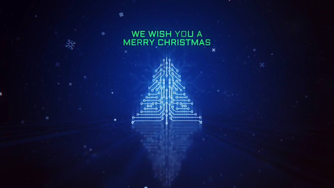make this digital christmas greeting for your business