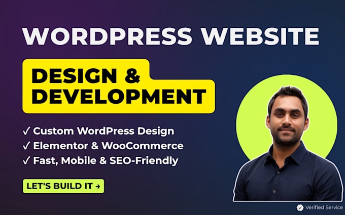 design and develop a professional wordpress business website
