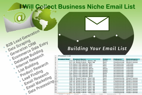 collect Business Niche Email List