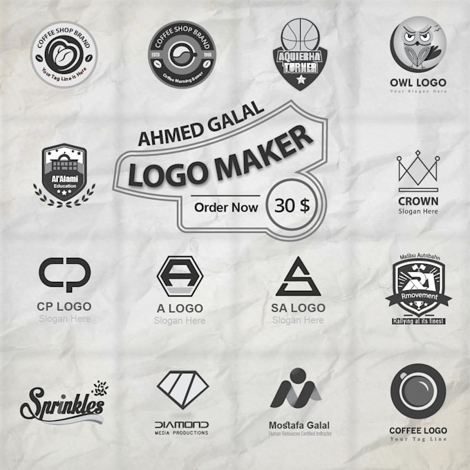 design a modern logo for your business or brand identity