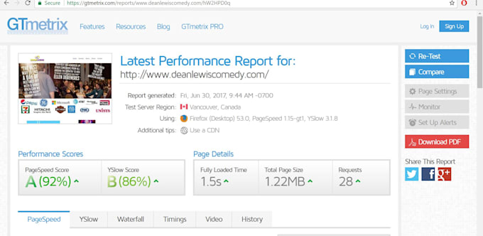 speed up your wordpress site with google  gtmetrix in 10hrs