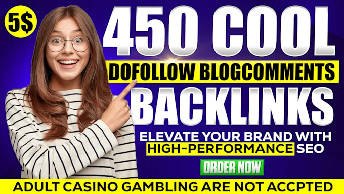 create 450 dofollow blog comment seo backlinks