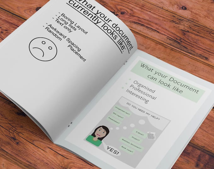 Design your document layout for word, powerpoint, pdf, etc by ...