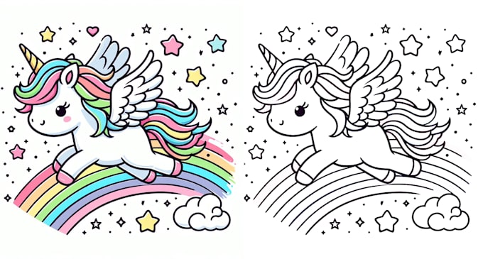 create awesome coloring sheet