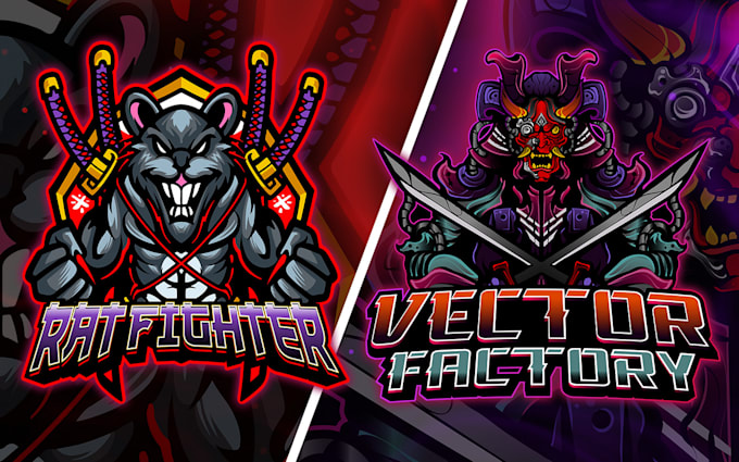 design sports logo for gaming esports team, twitch youtube