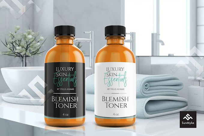 premium cosmetic, skincare, and product packaging labels