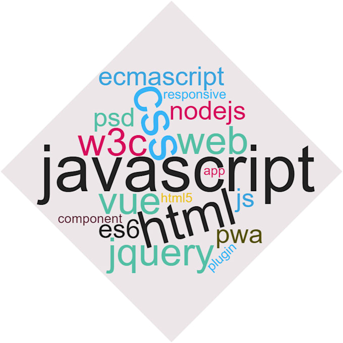 develop high quality html css javascript jquery vuejs psd2html psd to html5