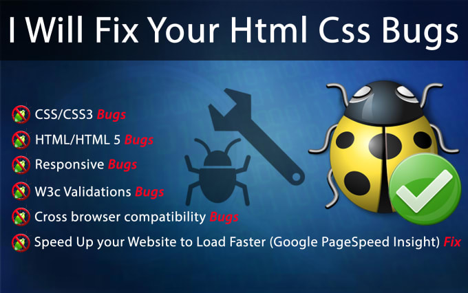 Fix your html,css issues by Webpeanut | Fiverr