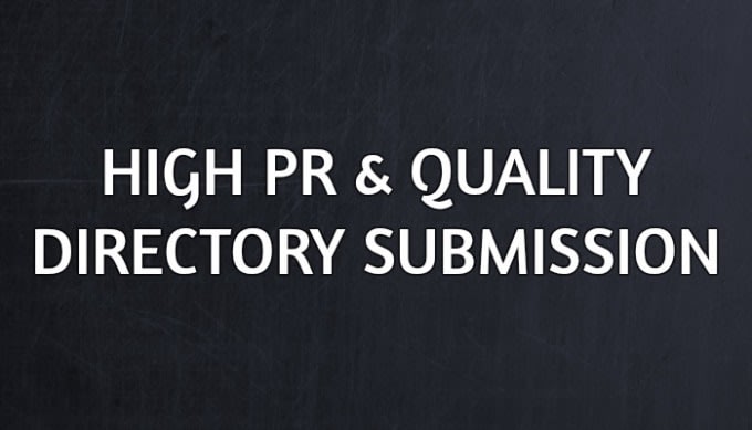do 100 directory submission, manually