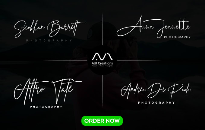 design a photography logo or watermark