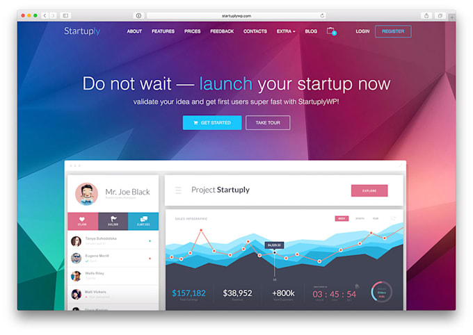 create simple blog or podcast website