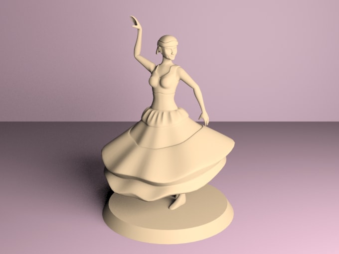 model miniature character or poses for 3d printing
