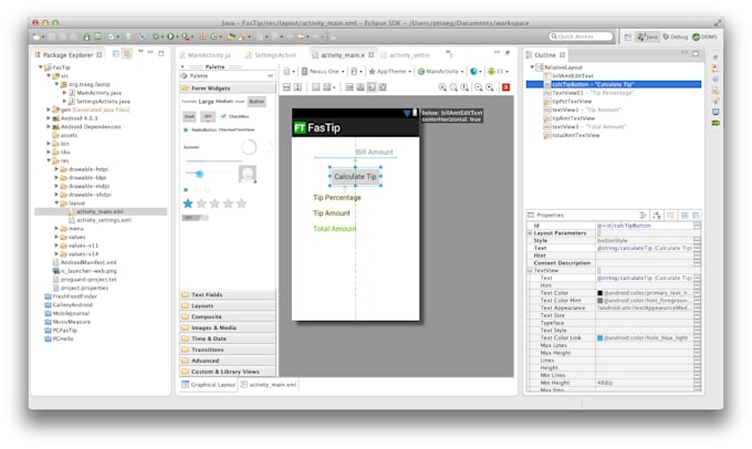 build basic android app