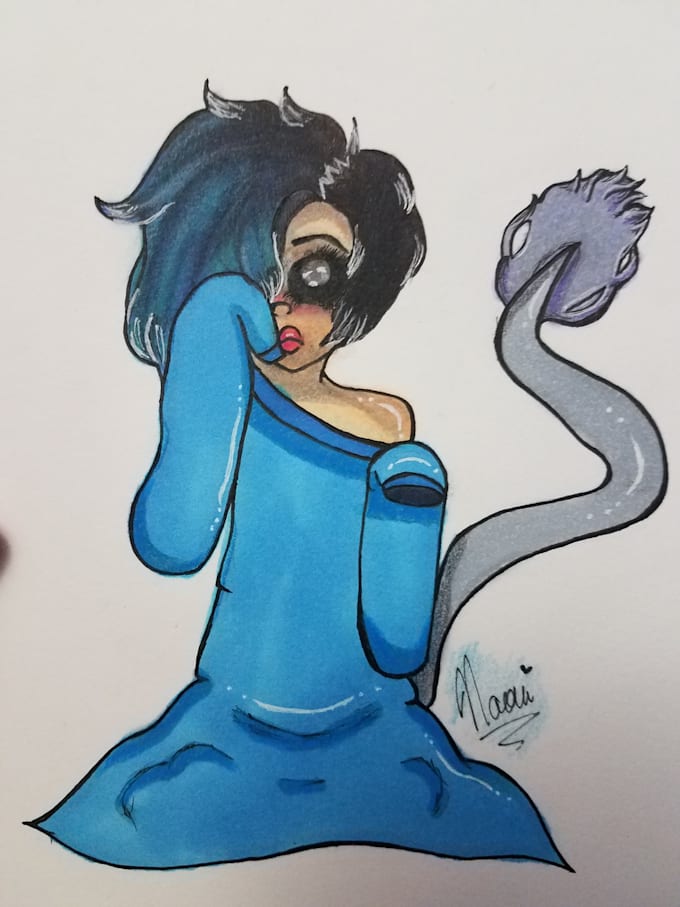 do digital or traditional art commission