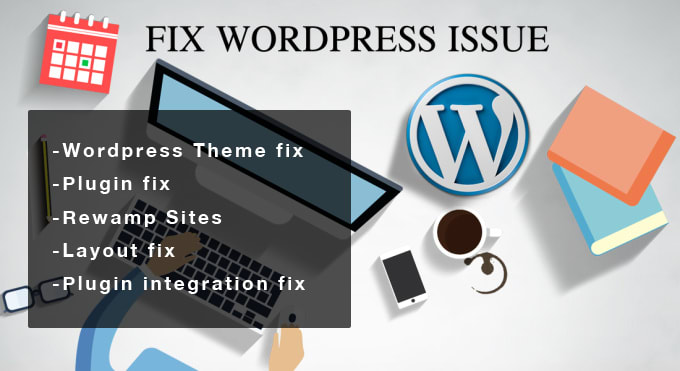 fix wordpress theme and plugin issues