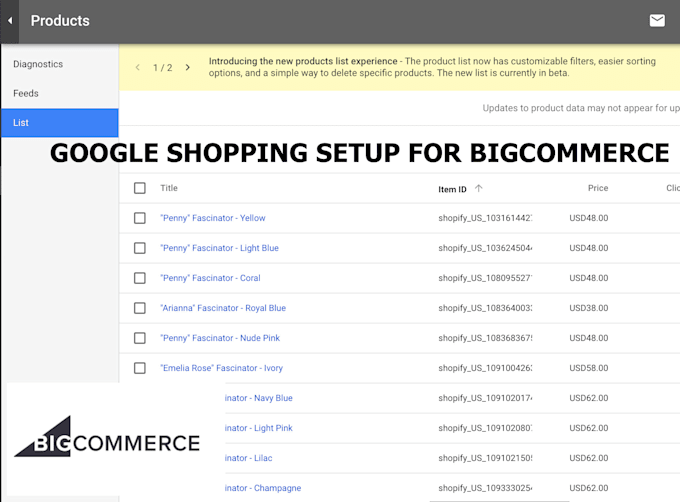 set up google shopping ads for your bigcommerce store