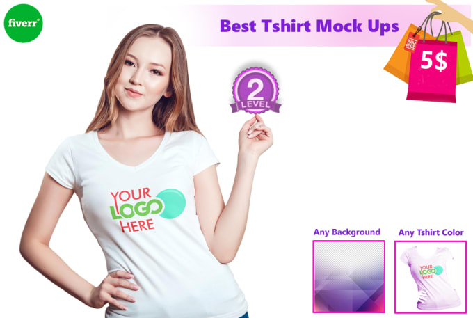 Download Design 5 awesome hd realistic tshirt mockup by Komangarjuna