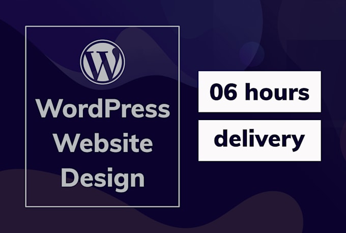 create a bold wordpress website design with speed optimize