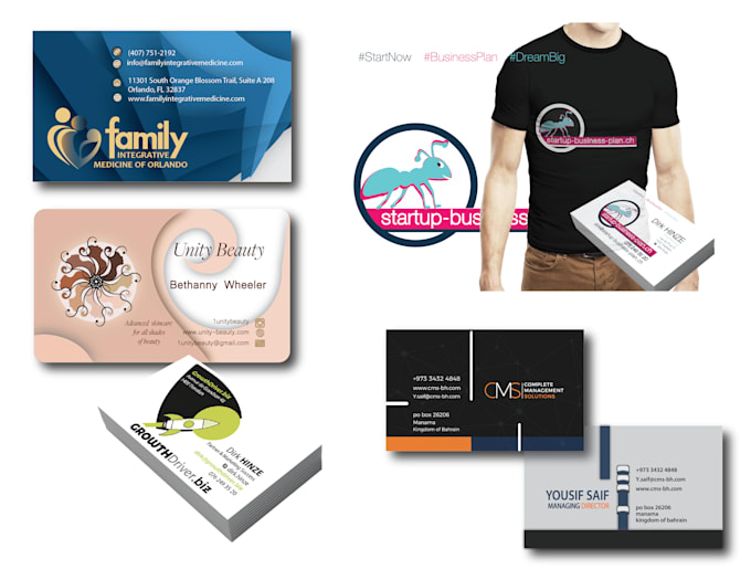 create professional business card