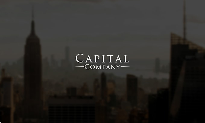 create creative text based logo