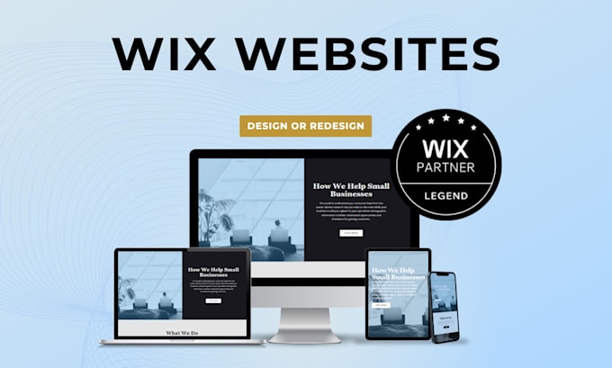 design and redesign wix professional website