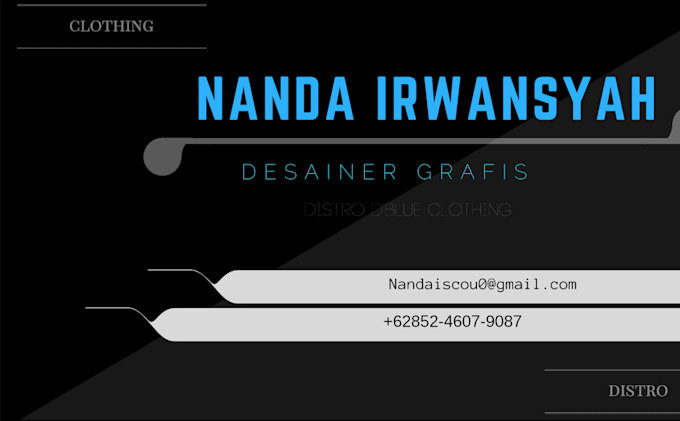 Membuat Kartu Nama Untuk Anda By Nanda Iscou
