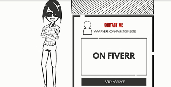 create awesome whiteboard animation for you