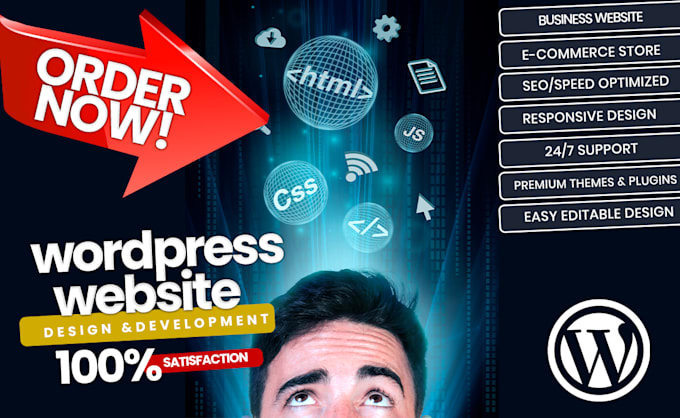 do SEO optimized wordpress website development for business
