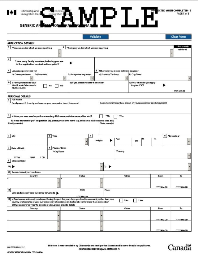 Online Offline Visa Form Filling Application By Wajimalik Fiverr