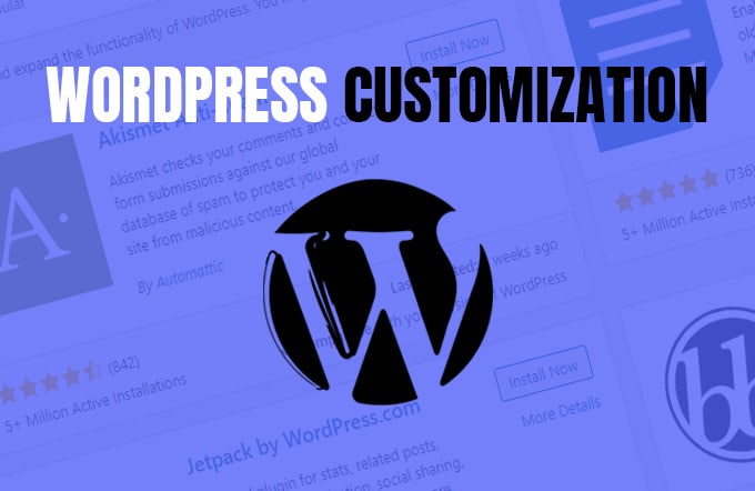 do any wordpress theme customization