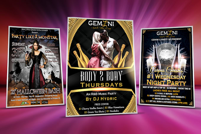 do amazing party and event poster
