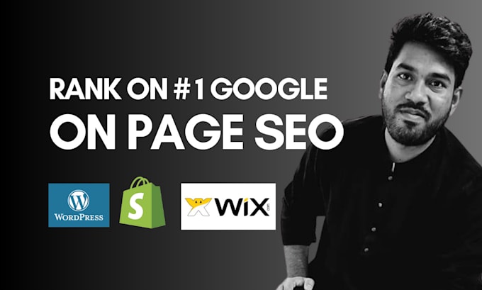 optimize websites onpage SEO with wordpress, shopify, wix