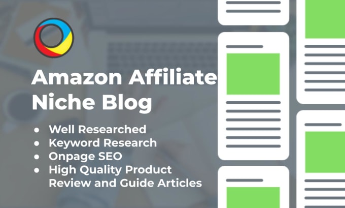 create unique and well researched amazon affiliate niche blog