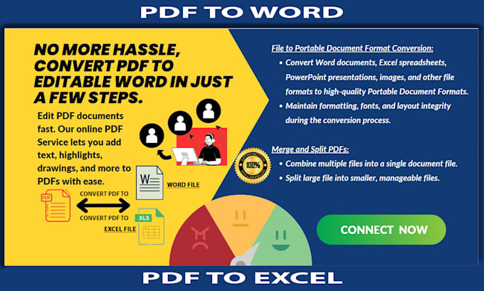 changed PDF to editable word or excel format