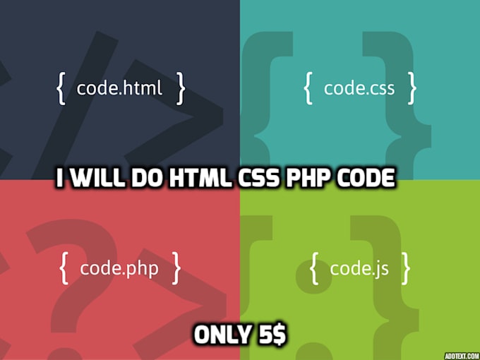 Do html, css, javascript, php work for you by Cross_solution | Fiverr