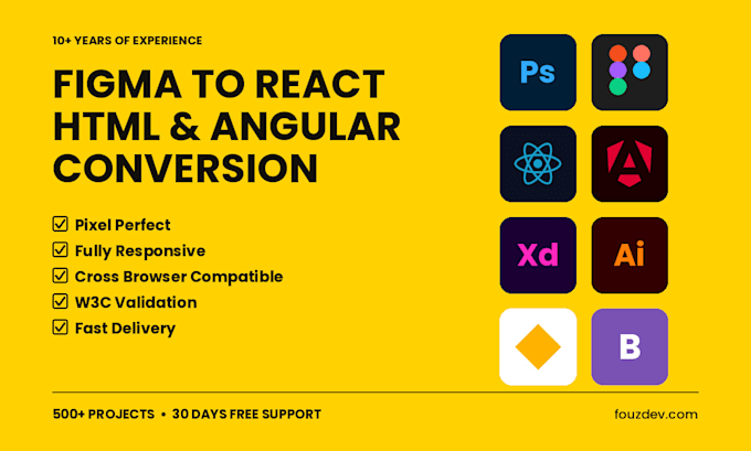 convert figma to react figma to html bootstrap tailwind css