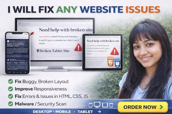 fix website layout, responsive issues in HTML CSS bootstrap