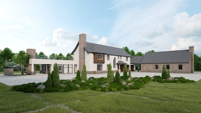 3dmodel visuazilation, exterior design