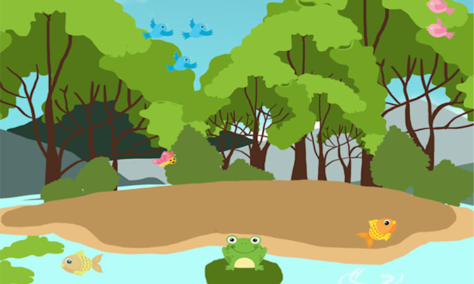 draw background for website,application phone, game