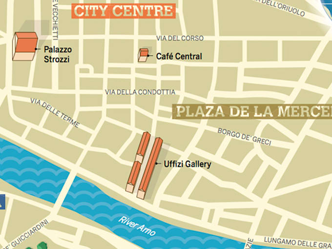 create a vectors map in illustrator