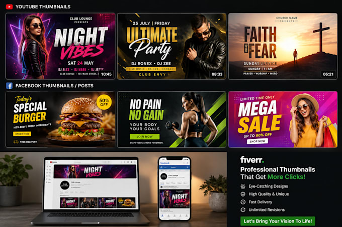 design viral youtube thumbnails with high CTR