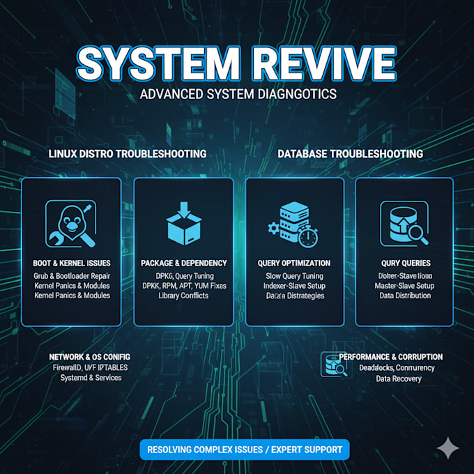 troubleshoot your web and database servers