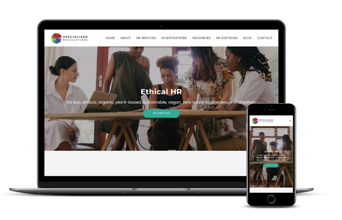 build a modern, user friendly and responsive website
