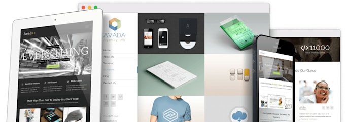 customize your website using divi,avada,be theme