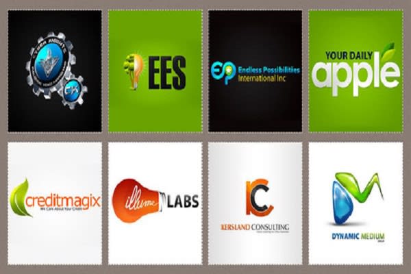 create minimalist and flat logo for your business