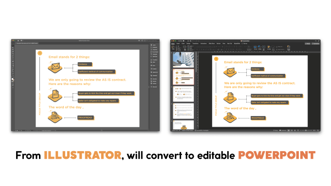 convert ai illustrator to powerpoint template