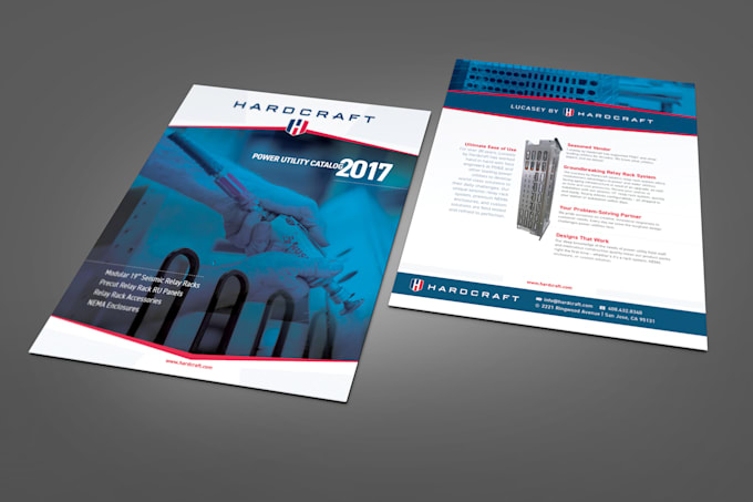 create a professional and fast flyer or brochure