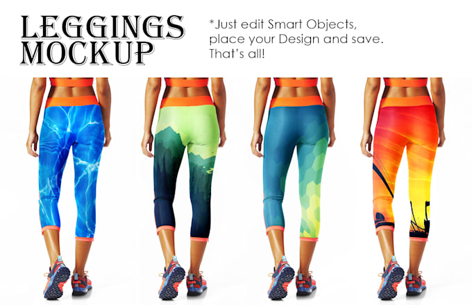 8977+ Leggings Mockup Psd